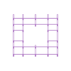 Fixtures Shelves Shelving Ikea Algot Wall Upright System 83 Inch Tall Outline Drawing Svg Vector, Free Vectors File